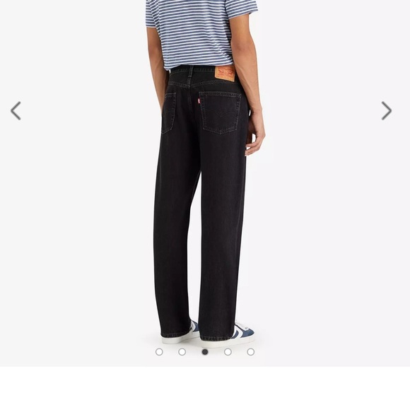 Levi's Men's Relaxed Black Jeans - Picture 2 of 7